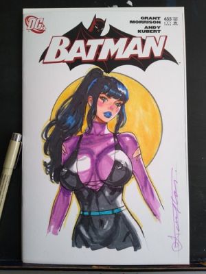 Punchline Original Art Sketch Cover Variant Comic Book DC Absolute Batman Sexy | eBay US