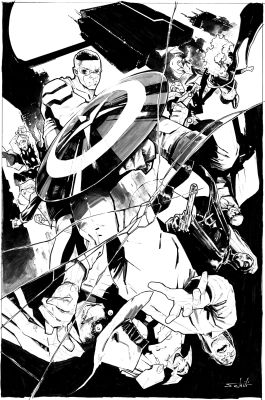 Valerio Schiti | Avengers #25 Cover | The Green Room