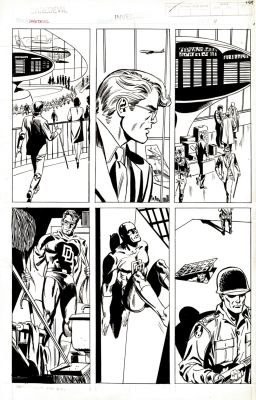 Frank Springer | Daredevil Early 1970S Unpublished Action Page (Dd & Matt Murdockh Throughout!) | Romitaman