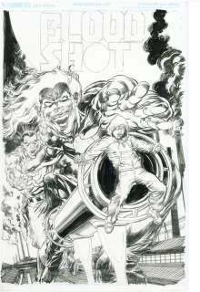 Neal Adams - Bloodshot Salvation Vol 1 #3 - Original Cove Art Plus Bonus!