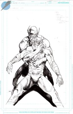 Clay Mann | Heroes in Crisis Issue 9 Page Cover | Felix Comic Art