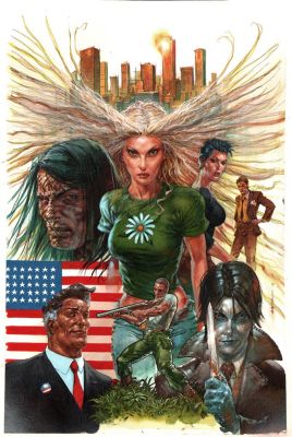 Greg Staples | Swamp Thing #17 Cover Painting (Tefã© Holland - Large Art) 2001 | Romitaman