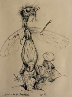 Dulieu, Jean (Oort, Jan van) - Original sketch - Paulus en de insecten - (1980) | Catawiki