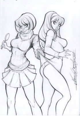 Narcelio Sousa | Thelma And Daphne (Scooby-Doo) | ComiConArt