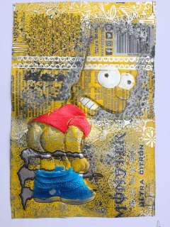 ORIGINAL Artwork By Chris Duncan - BART SIMPSON on Monster Energy Can - 2018 | Catawiki