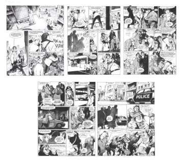 Marcelé & Chiavelli | "Elodie: & les loubards " Cinq planches. Encre,&he | Aponem