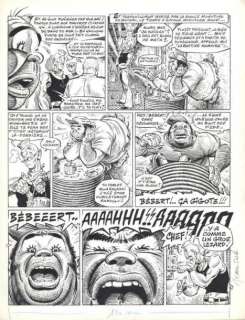 Sole | "Salle des machines" Planche. Encre, signée. Fluide Glacial + Album | Art Richelieu