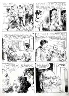 Giorgio Trevisan | Original page for Julia. Cm. 31x42. Ink. Mint. Code 1808. | Segni e Disegni