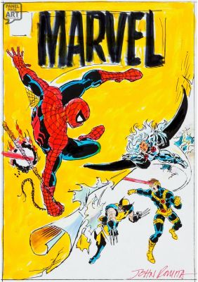 John Romita Sr | Spider-Man Magazine 1 - Unused Prelim - 1994 | Panel Page Art