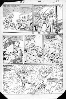 Jackson (Butch) Guice | Guice, Butch - X-Factor #1 Pg 11, "Rusty" Collins / Firefist 1St Uses Power | Cool Lines Art