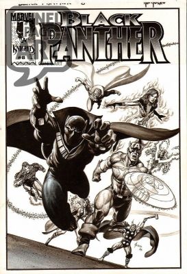 Joe Jusko | Black Panther 8 Cover | Panel Page Art