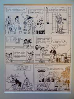 Fermin, Flip - Original page - Katoen en Pinbal - story by Joost Swarte - (1974) | Catawiki