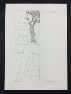 Baldazzini, Roberto - original illustration "Gio Smoke" | Catawiki