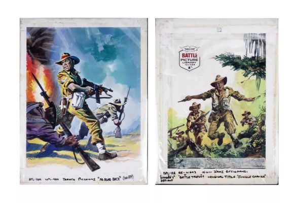 Franco Picchioni - Original cover art work | body colour on board | misc / divers