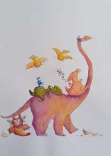 Agnès Ernoult | Les dinos décongelés: Ils reviennent ! | La Galerie de la Bande Dessinée