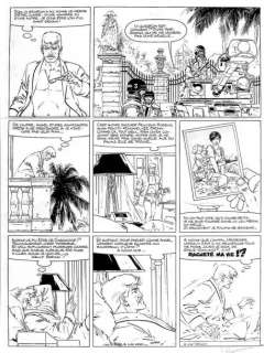 Vance. William. (Né En 1935) | VANCE. William. Â«XIII. Pour MariaÂ». Encre de Chine pour la planche 35& | Tessier Sarrou