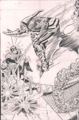 Michael Duron | Amazing Spider-Man #122 Pencil Cover Re-Creation | Anthony’s Comic Book Art
