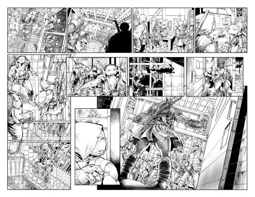 Esau And Isaac Escorza | Tmnt: the Last Ronin II Re-Evolution Issue 4 Page 32 And 33 | Albert Moy