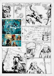 Jérémy | Barracuda, planche n°29 Ã  l’encre de Chine de l’… | Banque Dessinée