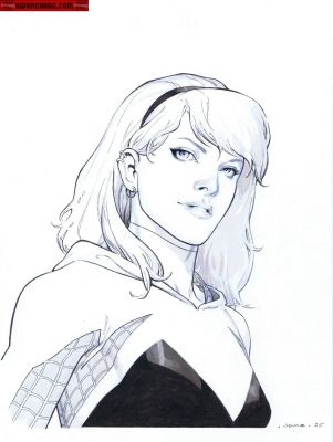 Jerome Opena | Sketches Issue Spider-Gwen | Kwan Chang