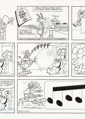 Jim Davis – Orson – Orsons farm – US Acres – Garfield – Ink SUNDAY strip | Berserker Art