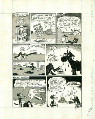 Jay Lynch | Bijou Funnies #4 Page 6 of 6 Complete Story Original Art (Print Mint Inc., 1970) Issue 4 Page 6 | Scott Eder