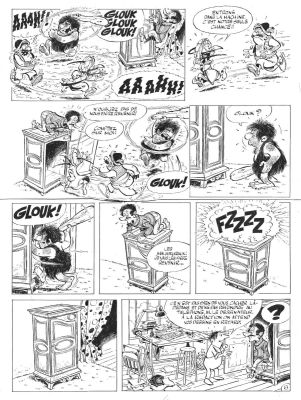 Tabary | IZNOGOUD, planche originale 8 La machine à remonter le temps | Galerie Napoléon
