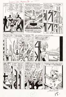 Comic Art For Sale from RomitaMan Original Art, Journey Into Mystery #106 p  6 (Don Blake Uses Mr. Hyde & Cobra To Become THOR!) Large Art - 1964 by  Comic Artist(s) Chic