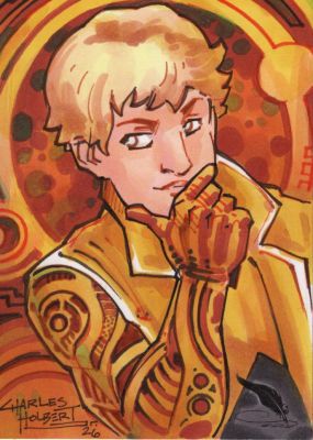 Charles Holbert, Jr | Tdart 2026 X-Men Sketch Card Drop #10 - Cypher New Mutants | TDArt