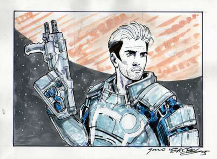 Gino Vercelli - Tavola originale per Julia 80 ‘Il delitto alla moda