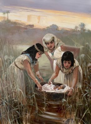 Grella Paolo | Moïse Couverture Originale | Galerie Napoléon