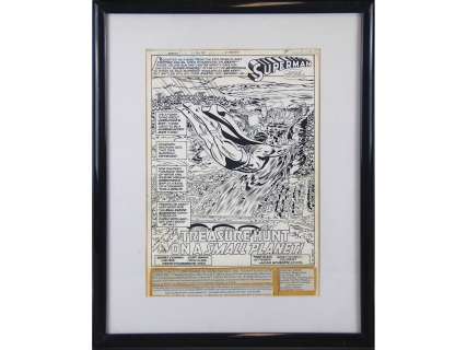 Curt Swan Action Comics #518 Orig Art Splash Page | Weiss Auctions