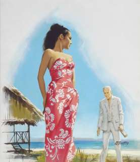 Gourdon Michel (1925-2011) | "La fin d’une race", couverture à la gouache sur carton… | Stanley’s Auction