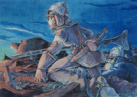 D’après Hayao Miyazaki (Né En 1941) | Nausicaä de la Vallée du Vent - 1984 - studio Ghibli | Tajan