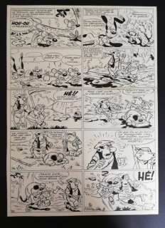 Remacle, Marcel - Planche originale - Bobosse T.1 - La forêt silencieuse - (1956) | Catawiki