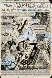 Bob Hall / //Www.Lafrenchcollection.Com/Etiquette-Produit/Type-Title-Splash/" Rel="Tag">Type : Title Splash | Ka-Zar the Savage #23 pg1 | La French Collection