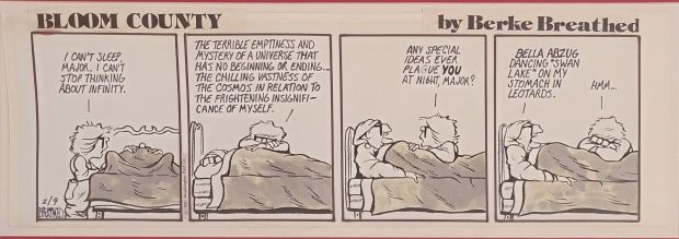 Berke Breathed | Bloom County - Monday February 9, 1981 By Berke Breathed | ComicArtFans Classifieds