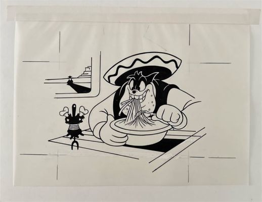 Alex Kupershmidt | Illustrazione su lucido - Menu Disney | Finarte