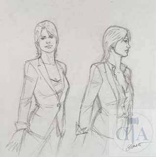 Legrain Thomas/L’agence. Etude de personnage. Mine de… | Dagoty