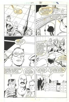 G.I. Joe, A Real American Hero #69 P 8 Original Comic Art (Marvel, 1988) Salmons