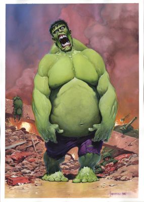 HEARTBROKEN HULK BY SANTIPEREZ | Black Diamond
