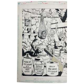 DC Comics F.R. Original Storyboard Production Comic Art Page 4 | Los Angeles Estate Auction