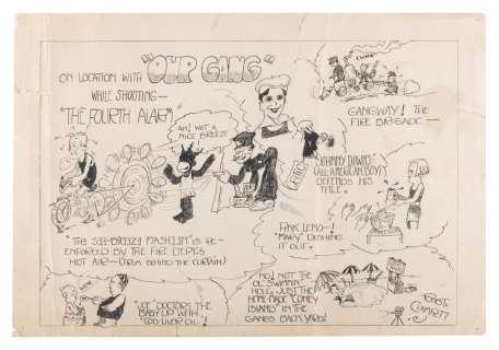 An Original 1926 "Our Gang" Drawn Diary by Clampett. | Van Eaton Galleries