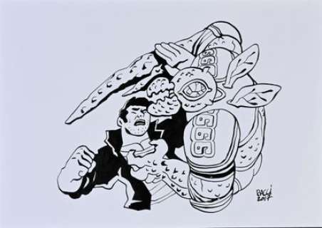 Bacci, Alexis (1976) | 2. BACCI, Alexis (né en 1976) Richard Aldana, dessin... | Coutau Bégarie