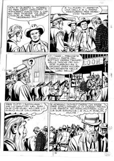 Tex #186 - Guglielmo Letteri - original page - Page volante - EO - (1976) | Catawiki