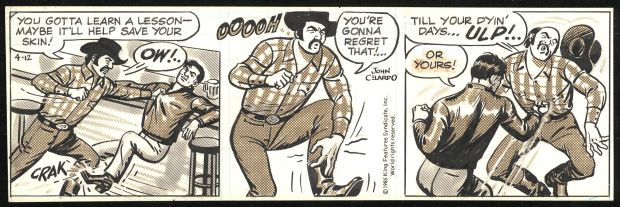 John Celardo | Buz Sawyer daily strip | Galerie Laqua