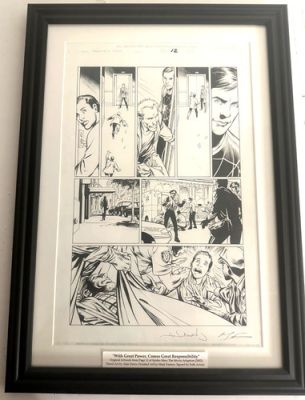 Alan Davis & Mark Farmer - Spider-Man Motion Picture Adaptation Page 12 - Signed | eBay US