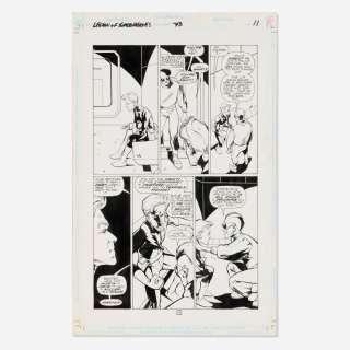 Lee Moder, Legion of Super Heroes #73 Story Page 11 Original Art (DC Comics, 1995) | Landry Pop Auctions