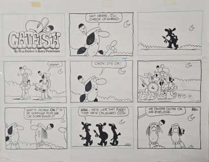 Original Art Catfish Rog Bollen – Gary Peterman 6-29-1980 | Venere Comic Art