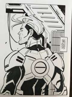 Nathan Never - Ivan Zoni - original illustr. - Page volante - (2018) | Catawiki